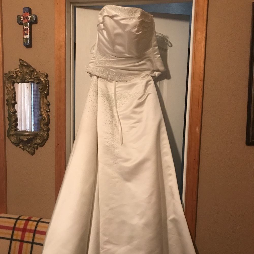 Diamond White Wedding Dress